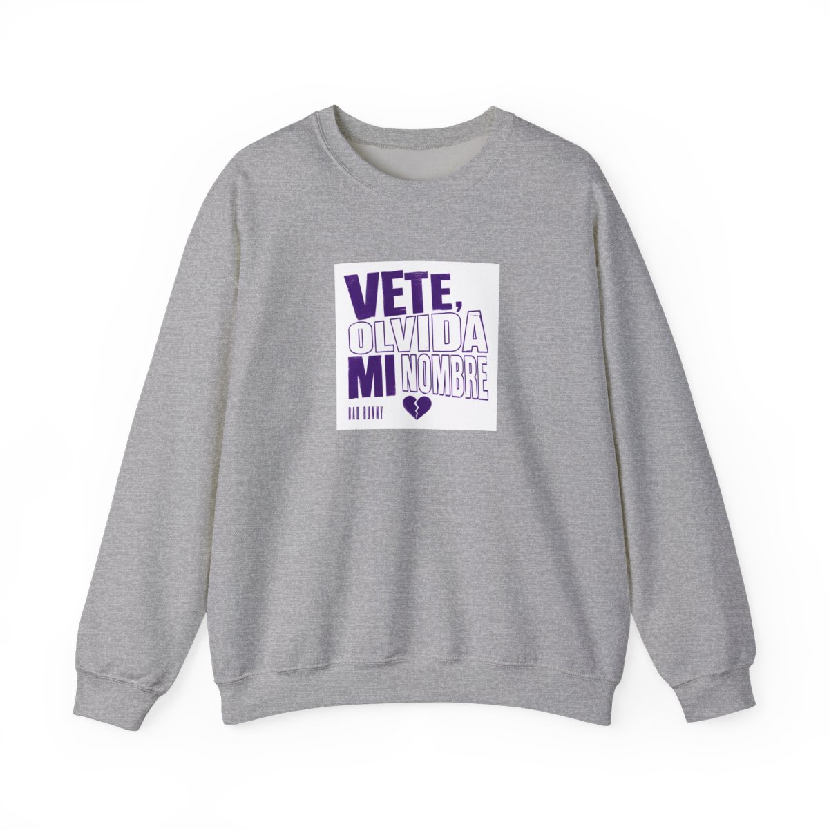 Bad Bunny "Vete, Olvida Mi Nombre" Crewneck - Official sweatshirts merchandise