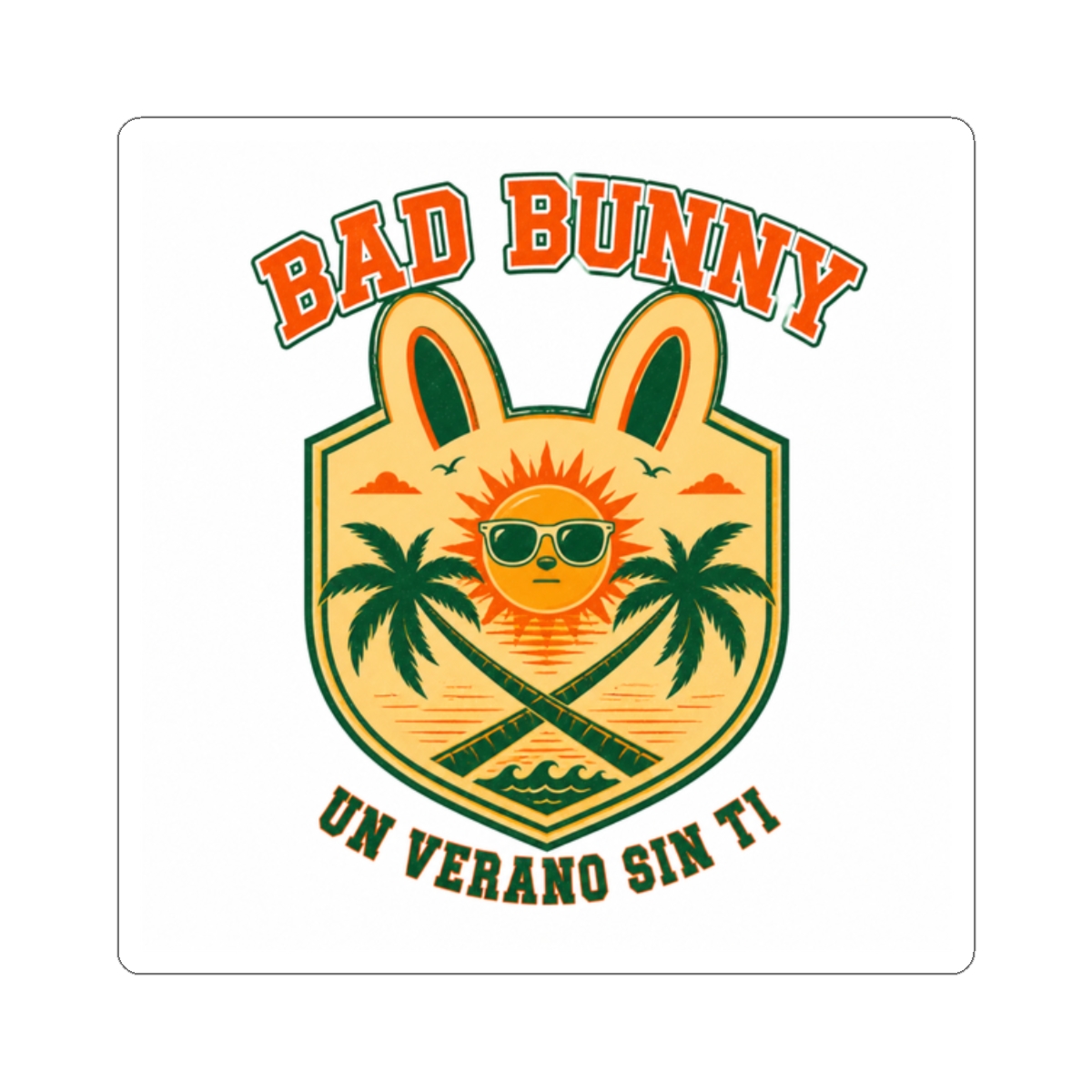 Bad Bunny Sticker - Official stickers merchandise