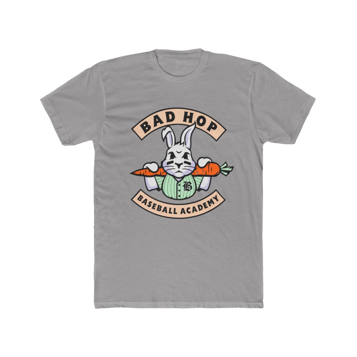 Bad Hop Baseball Academy Angry Bunny Mascot Sports T-Shirt - Official t-shirts merchandise