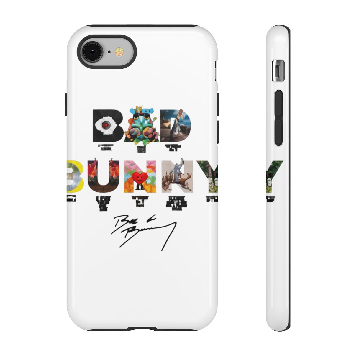 Bad Bunny Typography Album Cover Art Mashup Phone Case - Official phone-cases merchandise