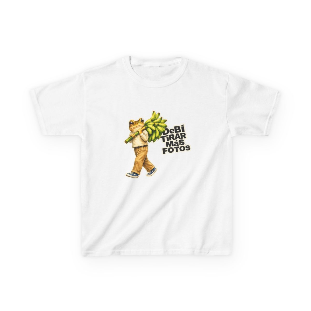 Bad Bunny Frog Carrying Bananas Vintage Kids T-Shirt