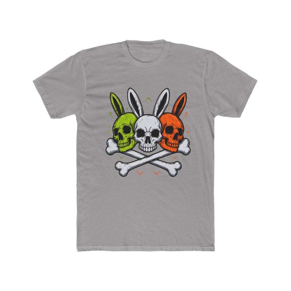 Scary Skull And Crossbones Bad Rabbit Horror Bunny T-Shirt - Official t-shirts merchandise