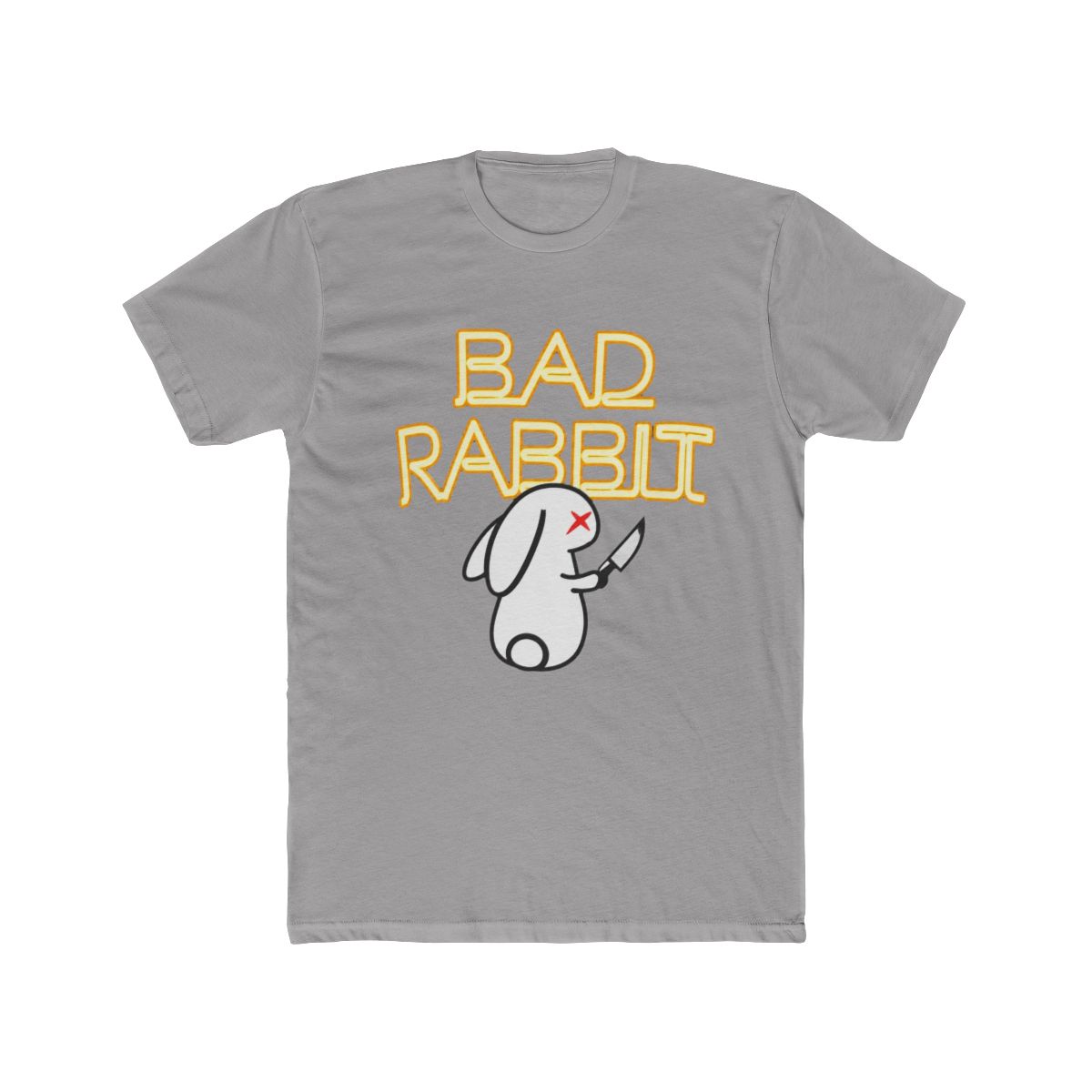 Bad Rabbit Bunny With Knife Hater Antisocial Intro T-Shirt - Official t-shirts merchandise