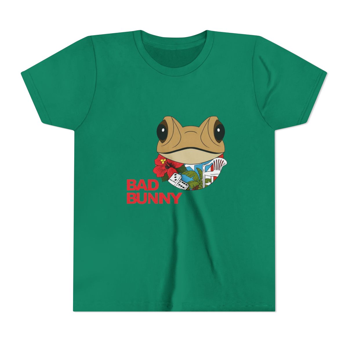 Bad Bunny Coqui Frog Puerto Rico Coqui Kids T Shirt - alternate angle 5, merchandise