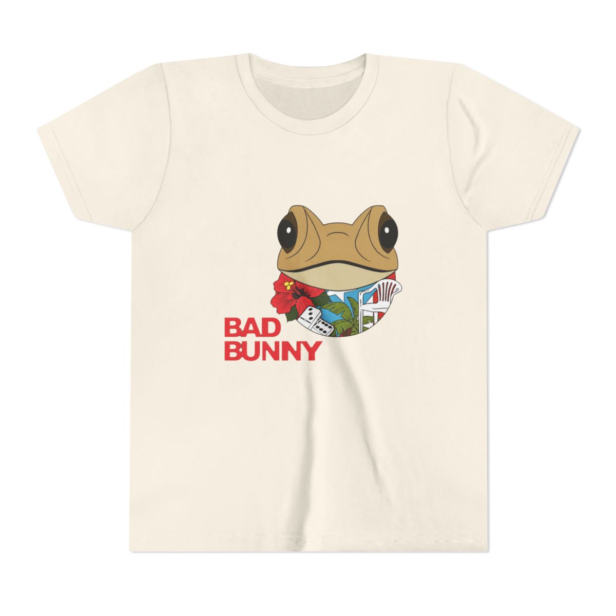 Bad Bunny Coqui Frog Puerto Rico Coqui Kids T Shirt - alternate angle 4, merchandise