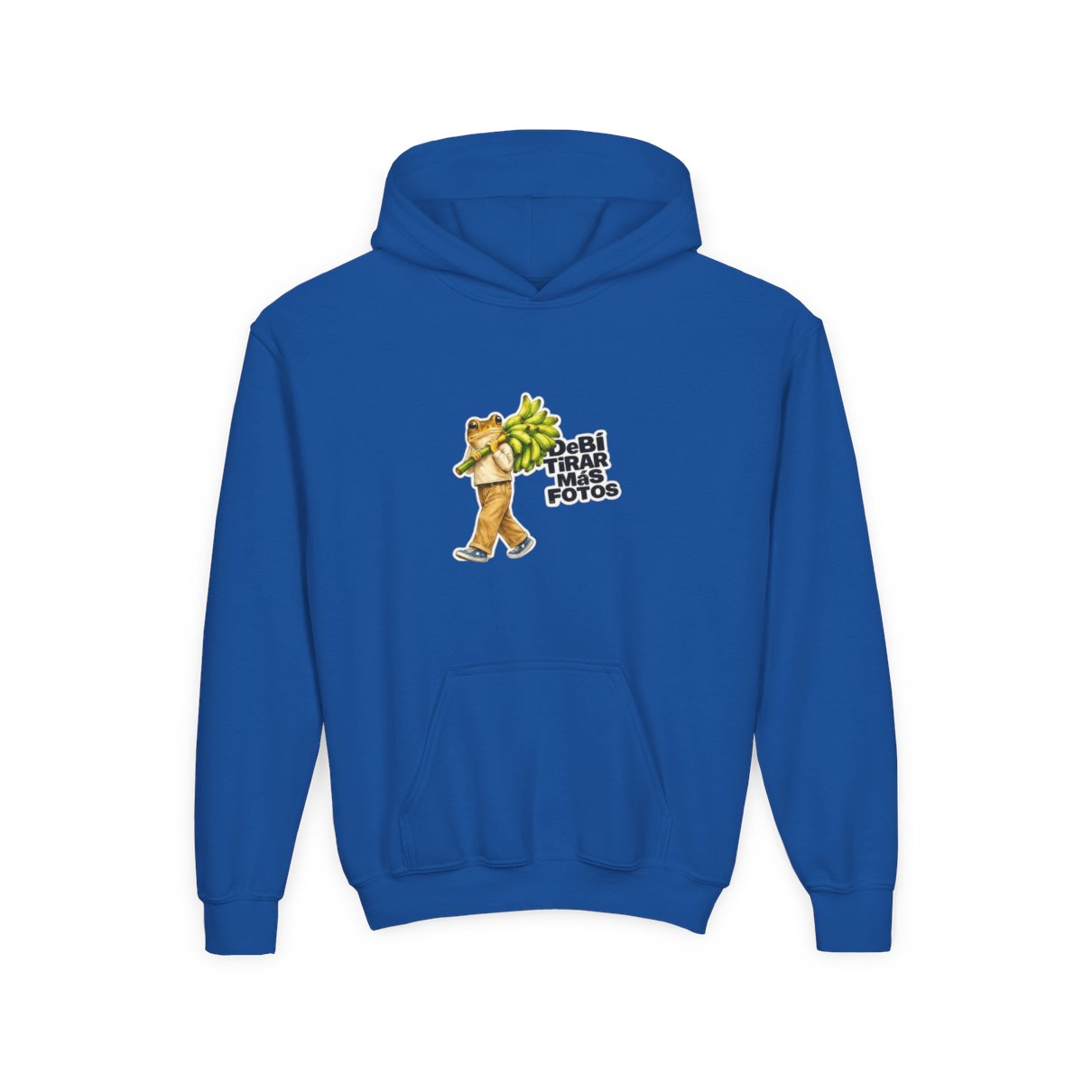 Bad Bunny Frog Carrying Bananas Vintage Kids Hoodie - alternate angle 5, merchandise